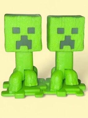 McDonald’s 2025 Green Minecraft Creeper 2-Pack Figure Set